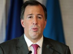 José Antonio Meade sostendrá reuniones con los cancilleres en los próximos dos días. ARCHIVO /