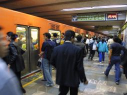 La empresa COMSA EMTE da mantenimiento a los 30 trenes de rodadura férrea. ARCHIVO /