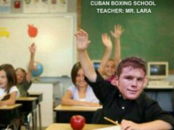 Esta es la imagen que Erislandy colocó en redes sociales. Twitter: @LaraBoxing. ESPECIAL /