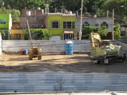 Por el momento, la obra se encuentra clausurada por no presentar licencia de construcción.  /