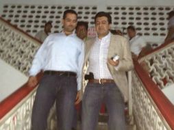 Uriel Chávez (i) habría extorsionado a regidores exigiendo una cantidad mensual. TOMADA DE @MichoacanPGJ  /