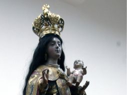 Entre las esculturas, destacan dos figuras de la virgen del municipio de Timucuy así como de San Jacobo, de Tixcacacupul. ARCHIVO /