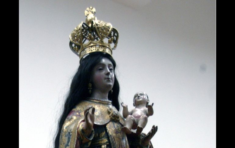 Entre las esculturas, destacan dos figuras de la virgen del municipio de Timucuy así como de San Jacobo, de Tixcacacupul. ARCHIVO /