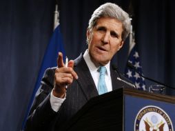 John Kerry asegura que ''todas las partes deben evitar el uso de la violencia y la intimidación''. AFP /