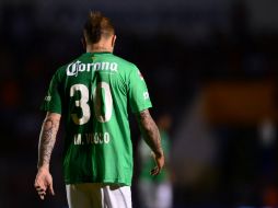 El jugador del Atlas, Vicente Matías, aclaró la situación que vive, donde no juega y se señala como un jugador indisciplinado. ARCHIVO /