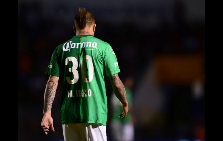 El jugador del Atlas, Vicente Matías, aclaró la situación que vive, donde no juega y se señala como un jugador indisciplinado. ARCHIVO /