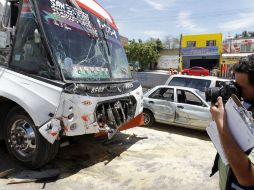 El percance de ayer fue el segundo de la ruta 275-B en una semana.  /