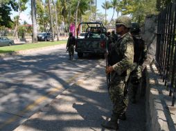 Personal de la Marina, detectó a los vehículos armados en el ejido Francisco I. Madero. ARCHIVO /