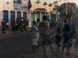 La policía militar negó haber cometido excesos. AFP /