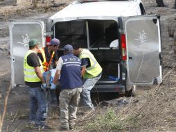 Al lugar acudieron personal de la Procuraduría General de Justicia de Puebla para deslindar responsabilidades. ARCHIVO /