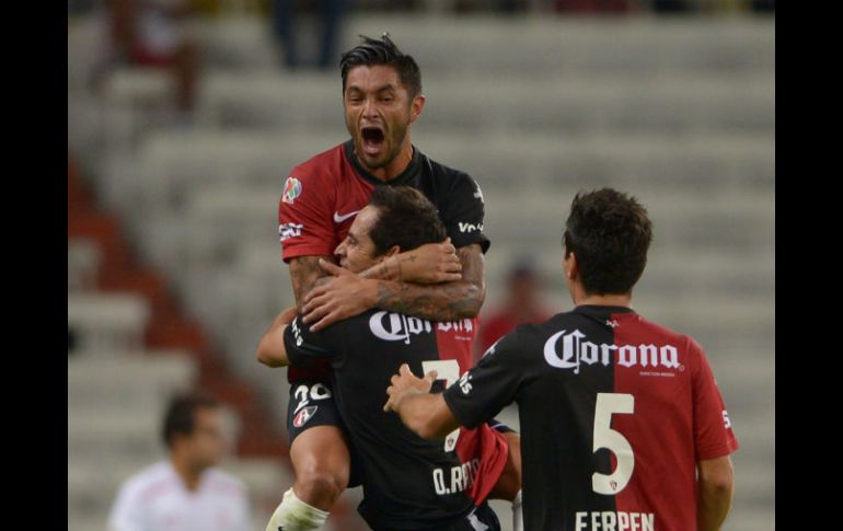 Rodrigo Millar anotó el gol para Atlas. MEXSPORT /