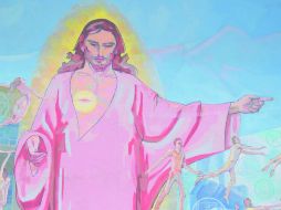 Cristo resucitado. Obra original de Alfonso de Lara Gallardo, realizada por Jorge Monroy y Luis Eduardo González.  /