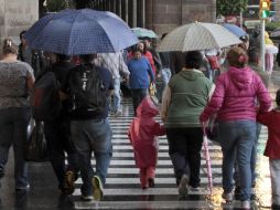 Se espera una lluvia ligera en los estados de Jalisco, Campeche, Tamaulipas, Zacatecas y Quintana Roo. ARCHIVO /