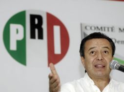 Camacho Quiroz es el actual dirigente nacional del PRI, partido que pretende tener 10 millones de militantes para finales de 2014. ARCHIVO /