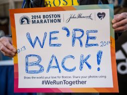 A un año del doble atentado de bomba, Boston celebra su tradicional carrera edición 2014 con una estricta seguridad. AFP /