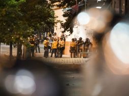 Esperan llegar hasta el norte de Caracas, aunque las autoridades de la zona no permiten el paso de manifestaciones de la oposición. EFE /