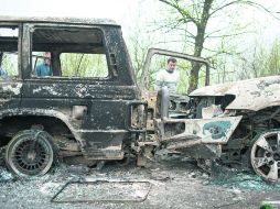 Saldos del ataque nocturno. En la región de Donetsk hay movilización prorrusa en al menos cuatro ciudades. EFE /