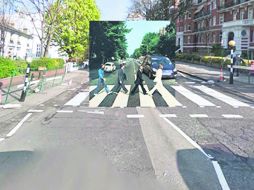 Beatles. La imagen tomada en 1969 fue captada en Abbey Road de Londres. GOOGLE STREET  /