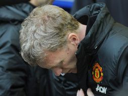 Posterior a la derrota frente al Everton, directivos del Manchester United se habrían reunido con Moyes para comunicarle la suspensión. EFE /