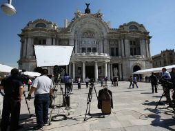 El Palacio de Bellas Artes se encuentra listo para iniciar con el homenaje a Gabriel García Márquez. SUN /