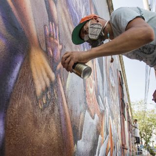 Un mural para recordar la catástrofe