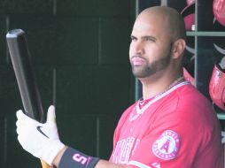Luego de jugar menos de 100 duelos la temporada pasada, Pujols, con 34 años, batea para .280 con seis jonrones tras 75 turnos. AP /