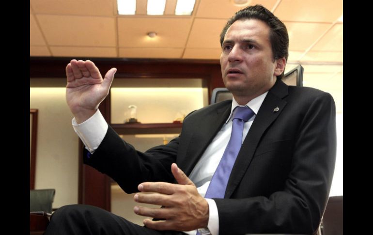 El director de Pemex, Emilio Lozoya Austin, es nombrado como ''Ejecutivo de Petróleo del año 2014'', por la firma Energy Intelligence. SUN /