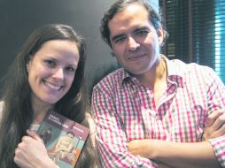 Ana María Petersen y Carlos López de Alba, de Pollo Blanco, que en menos de un año ha alcanzado proyección fuera del país.  /