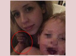 Geldof aparece en la foto con uno de sus hijos. ESPECIAL /