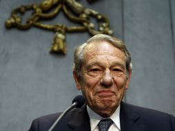 Joaquín Navarro-Valls asegura que al inicio del pontificado de Benedicto XVI, le señaló que el caso Maciel debía ser dado a conocer. AP /