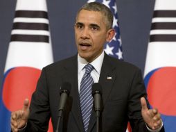 La visita del presidente tiene lugar días después de se anunciara la posibilidad de que Corea del Norte prepare otra prueba nuclear. AP /