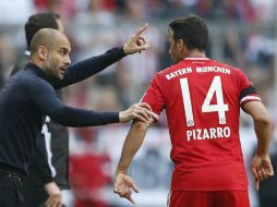 Pizarro, máximo anotador extranjero de la historia de la Bundesliga, lleva  ya 174 dianas en su carrera en el campeonato alemán. AP /