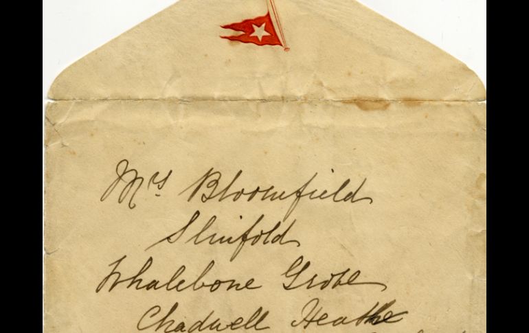 La misiva fue escrita por Esther Hart, una de las supervivientes de la tragedia. AP /