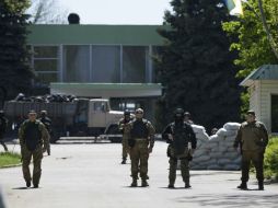 Las Fuerzas Armadas de Ucrania aislaron la provincia de Slaviansk, donde se halla la sublevación prorrusa. AP /