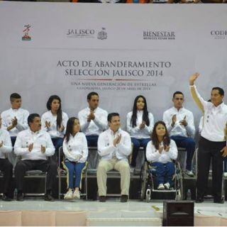 Una orgullosa abanderada jalisciense