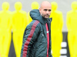 El técnico del Bayern, Josep Guardiola, durante una práctica del equipo. AFP /