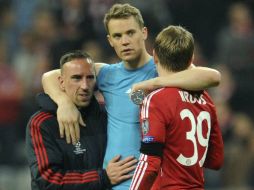 Los jugadores del cuadro bávaro sufrieron una de las peores humillaciones en casa. EFE /