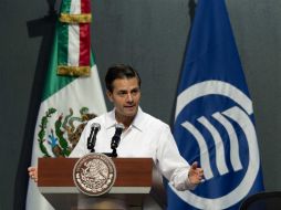 Enrique Peña Nieto inaugura de manera formal los trabajos de la VI Cumbre de la Asociación de Estados del Caribe (AEC). AFP /