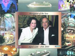Los esposos. Ana Rosa y Luis —descanse en paz— durante un crucero en el 2003.  /