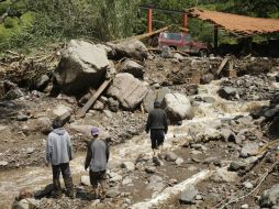 Nueve viviendas son afectadas por dos deslizamientos de lodo registrados en la zona centro de Veracruz. ARCHIVO /