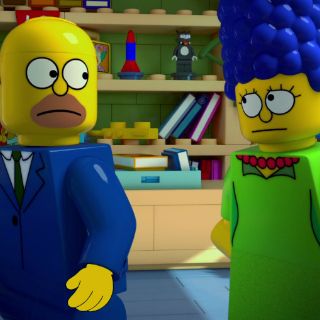 Los Simpson se convierten en Lego