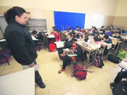 Plazas docentes. Las vacantes son desde educación básica hasta bachillerato.  /