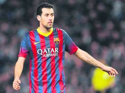 Sergio Busquets acepta que el balance de la campaña azulgrana se basa en la cantidad de campeonatos que consigan. AP /