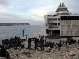 La operación ''Mare Nostrum'' espuesta en práctica desde octubre de 2013 tras el naufragio donde murieron más de 360 inmigrantes. ARCHIVO /