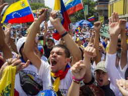 Desde febrero Venezuela sufre protestas de universitarios y opositores. EFE /