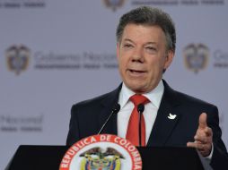 Santos reitera que de acuerdo a la Constitución, el fallo de la CIJ era inaplicable. ARCHIVO /