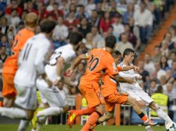 Cristiano logró hacer el empate para su equipo. AFP /