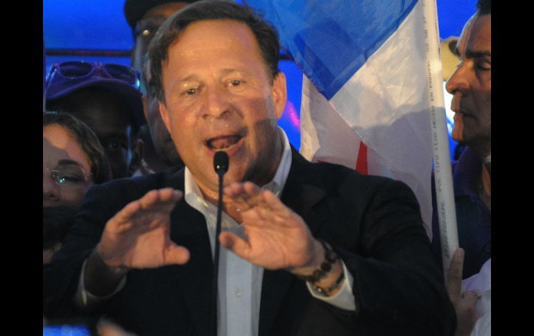 Juan Carlos Varela es proclamado presidente electo de Panamá. EFE /