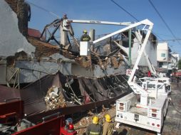 El 70% de la estructura del Mercado Corona tiene afectaciones, según el titular de la Secretaría de Seguridad Ciudadana.  /