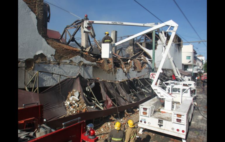 El 70% de la estructura del Mercado Corona tiene afectaciones, según el titular de la Secretaría de Seguridad Ciudadana.  /